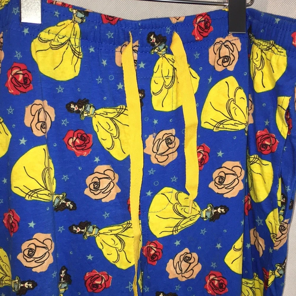 NWT Disney Princess adult Pajama Bottoms | Princess Belle | Size MD - Picture 3 of 7